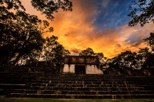 mayan ruin wedding belize
